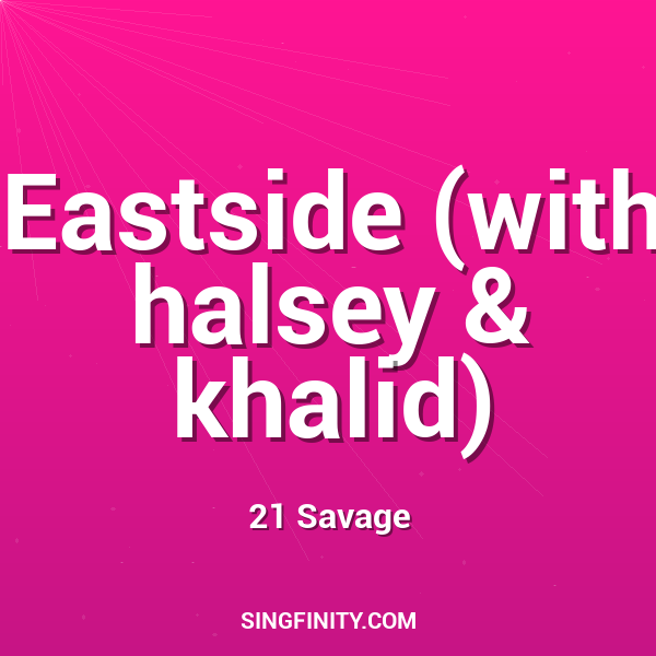 Eastside (with halsey & khalid)