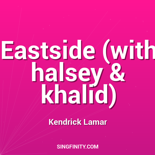 Eastside (with halsey & khalid)
