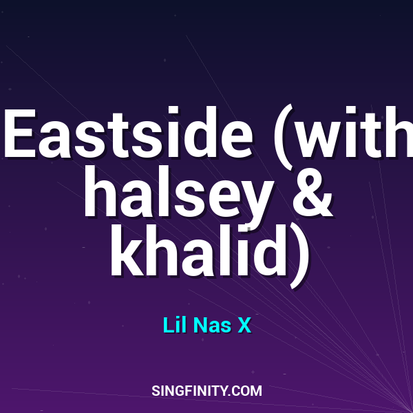 Artwork for Eastside (with halsey & khalid)