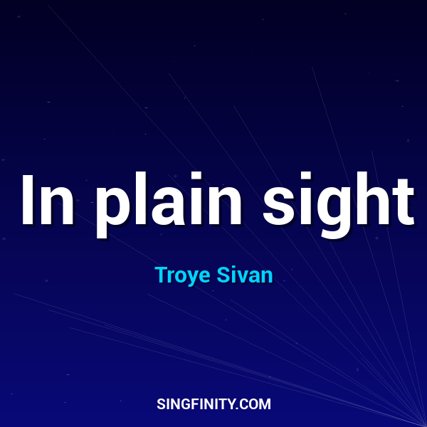 Artwork for In plain sight