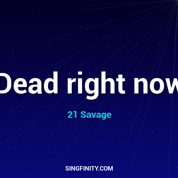 Artwork for Dead right now