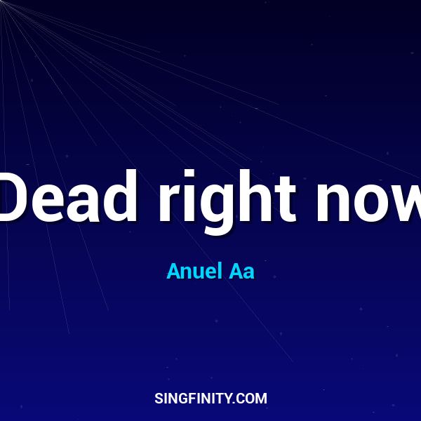 Artwork for Dead right now