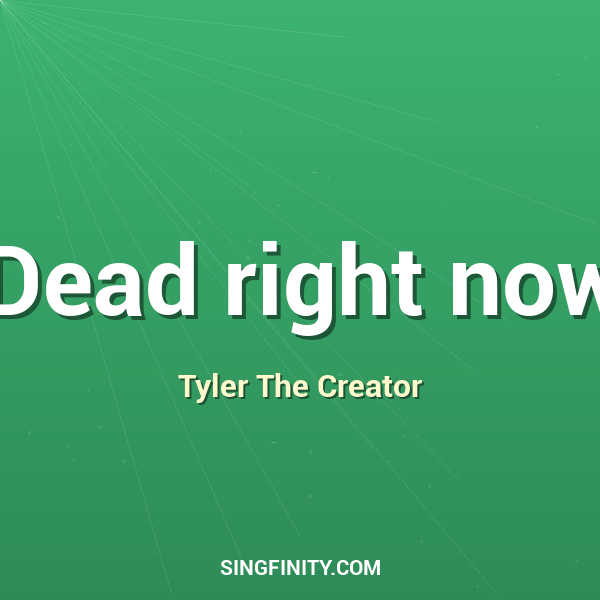 Artwork for Dead right now