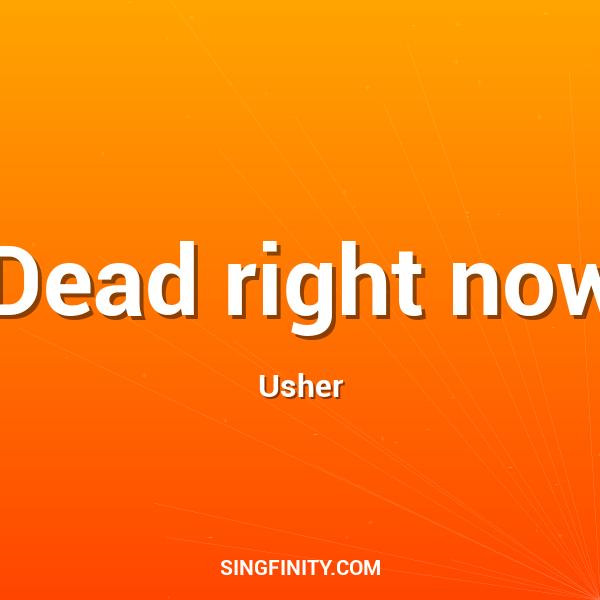 Artwork for Dead right now