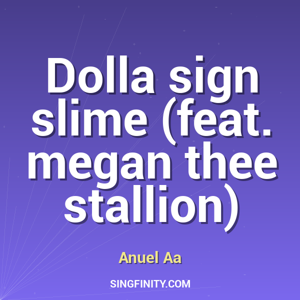 Artwork for Dolla sign slime (feat. megan thee stallion)