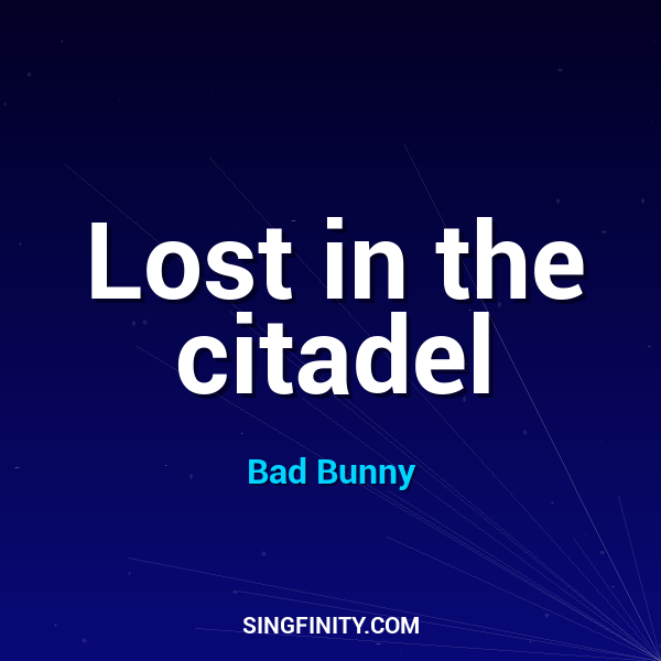 Artwork for Lost in the citadel
