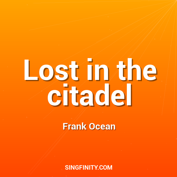 Artwork for Lost in the citadel
