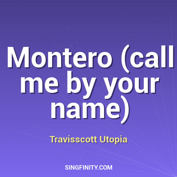 Artwork for Montero (call me by your name)