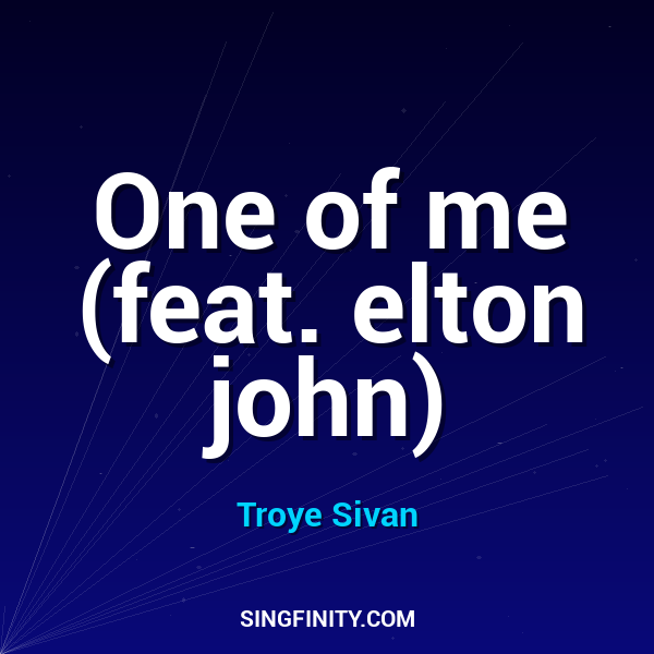 One of me (feat. elton john)