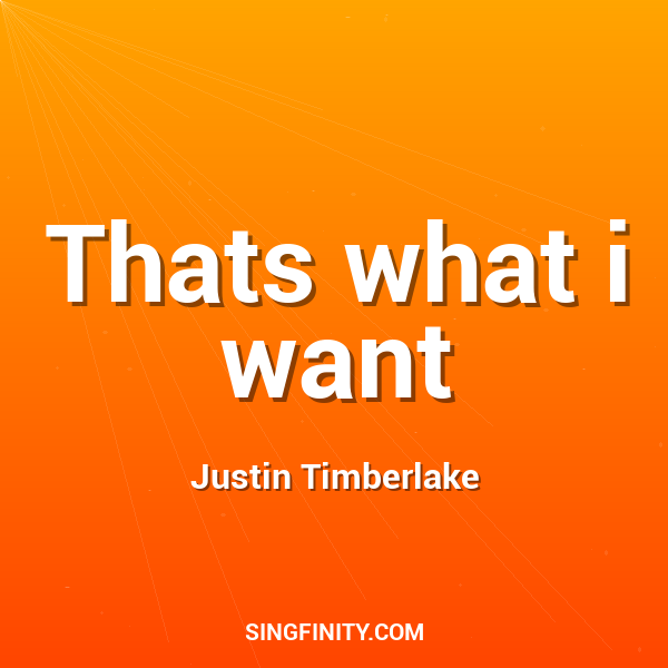 Artwork for Thats what i want