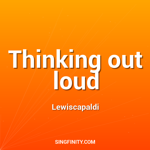 Artwork for Thinking Out Loud