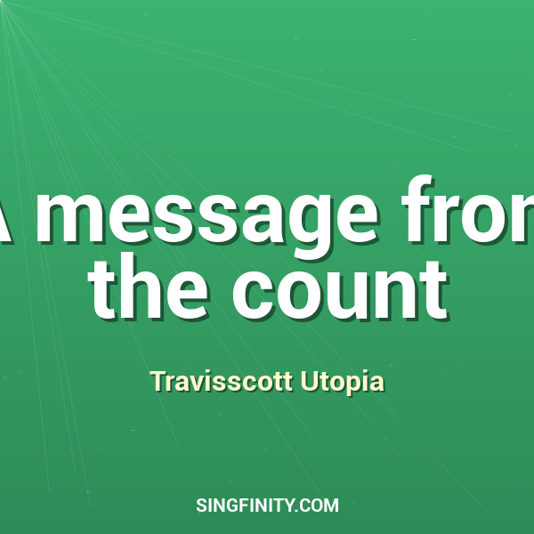 Artwork for A message from the count