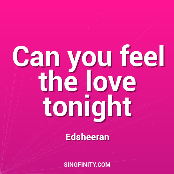 Artwork for Can You Feel The Love Tonight