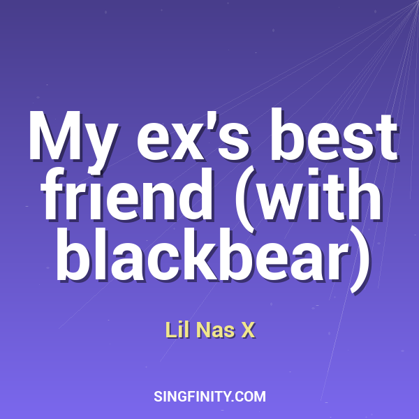 Artwork for My ex's best friend (with blackbear)