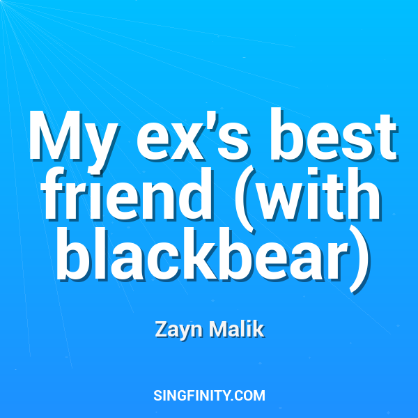 Artwork for My ex's best friend (with blackbear)