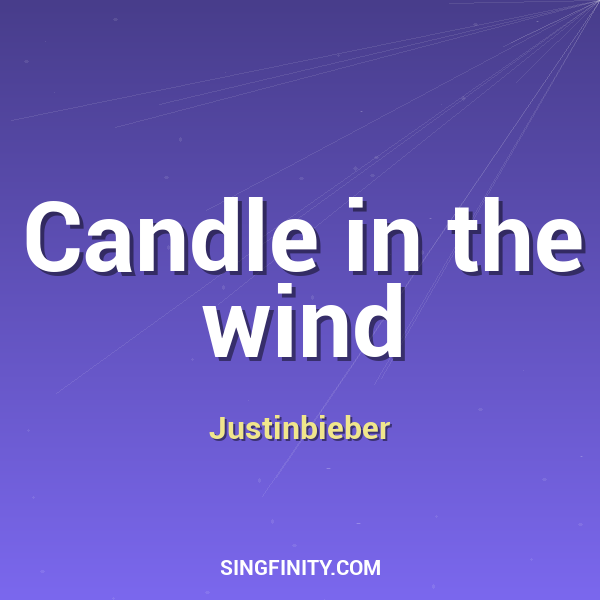 Candle in The Wind