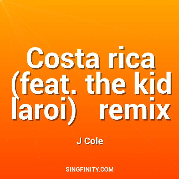 Artwork for Costa rica (feat. the kid laroi)   remix