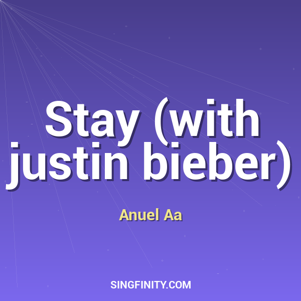 Artwork for Stay (with justin bieber)