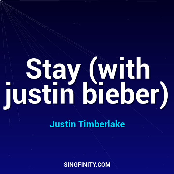 Artwork for Stay (with justin bieber)