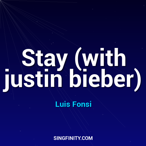 Artwork for Stay (with justin bieber)