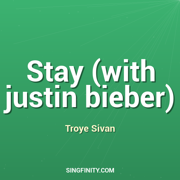 Artwork for Stay (with justin bieber)