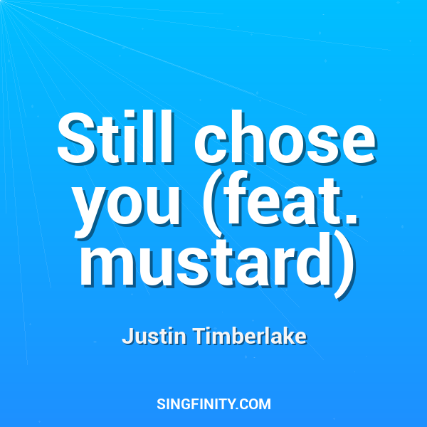 Artwork for Still chose you (feat. mustard)