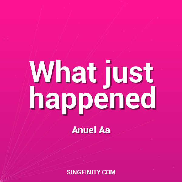 Artwork for What just happened