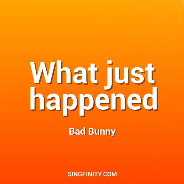 Artwork for What just happened