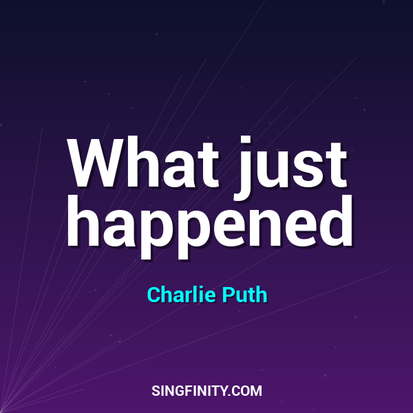 Artwork for What just happened