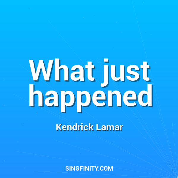 Artwork for What just happened