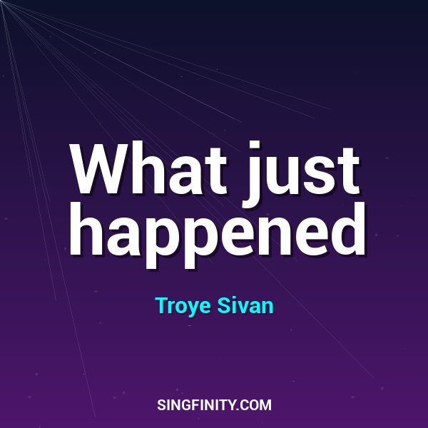 Artwork for What just happened