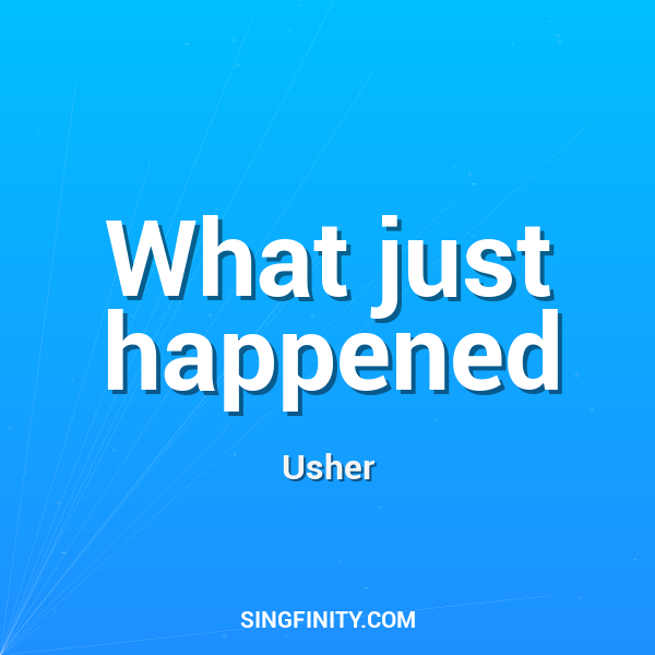 Artwork for What just happened