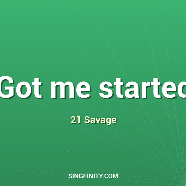 Artwork for Got me started