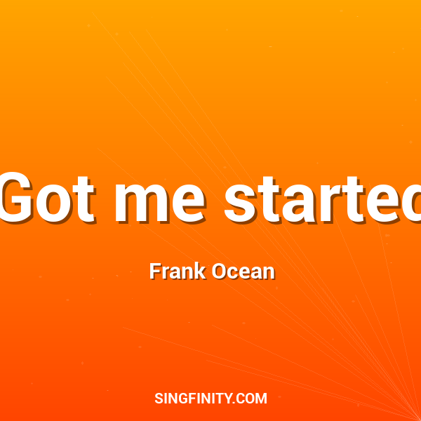 Artwork for Got me started