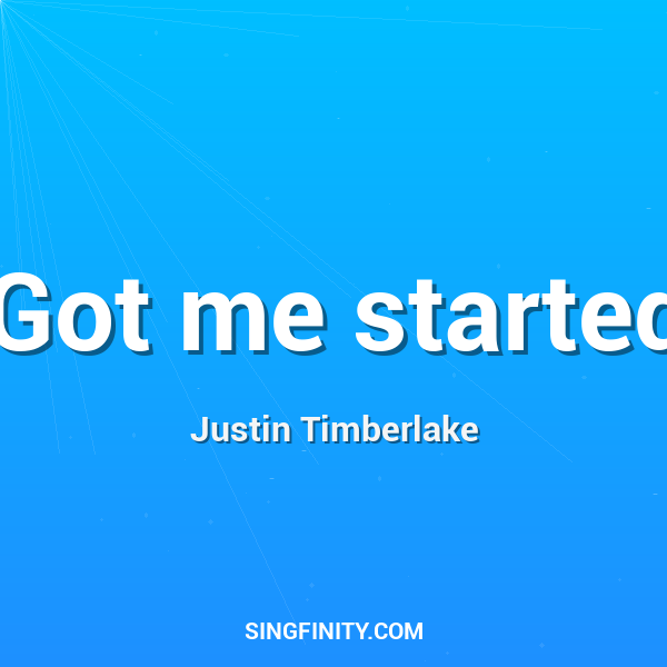 Artwork for Got me started