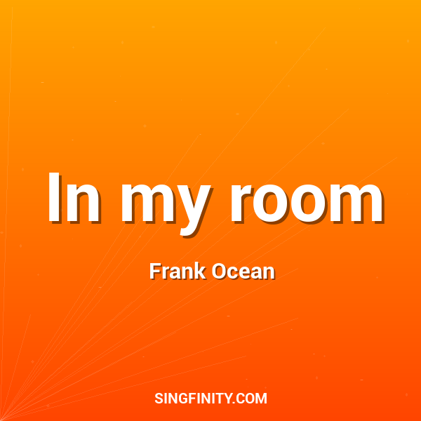 Artwork for In my room