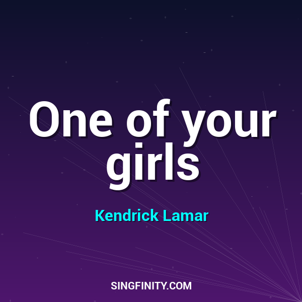 Artwork for One of your girls