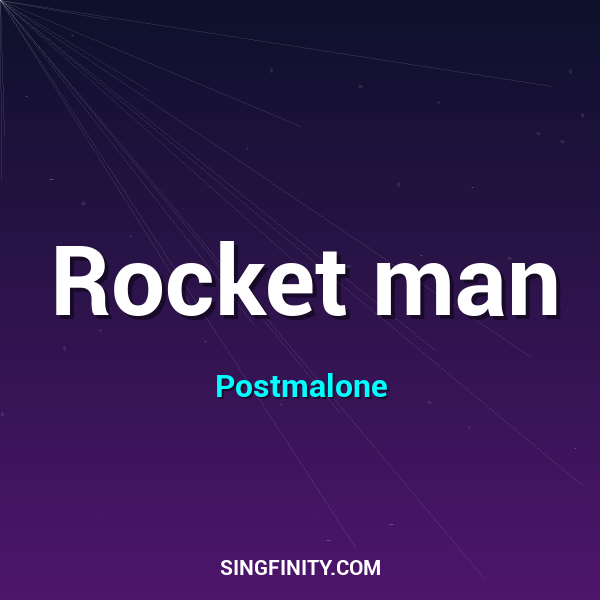 Artwork for Rocket man