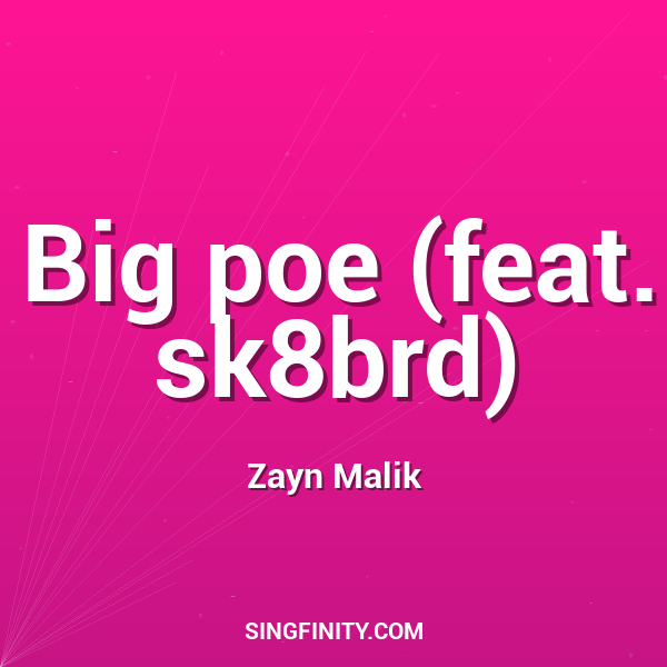 Big poe (feat. sk8brd)