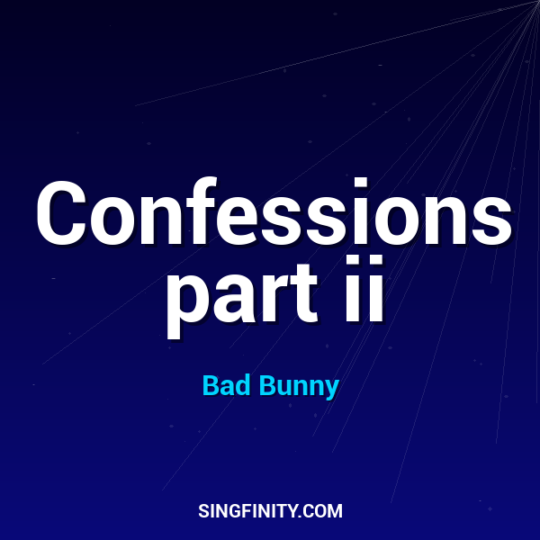 Confessions part ii