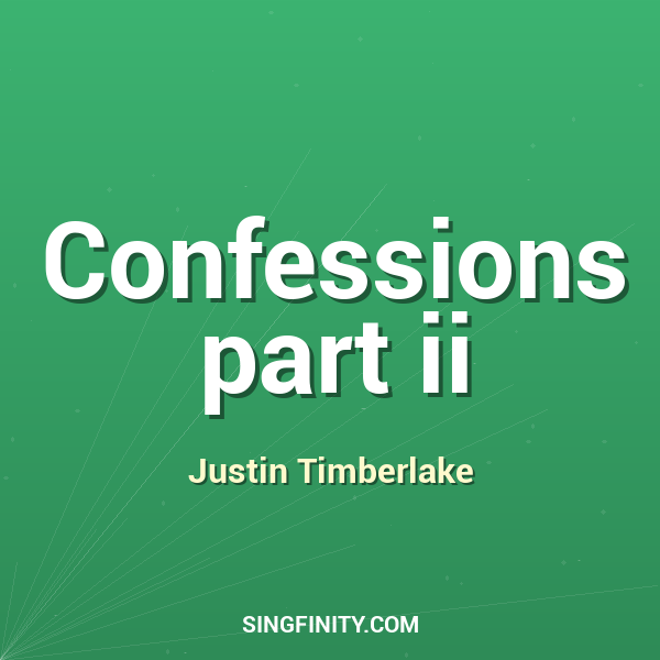 Confessions part ii