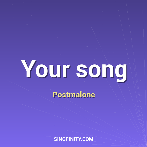 Artwork for Your song