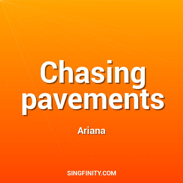 Chasing pavements