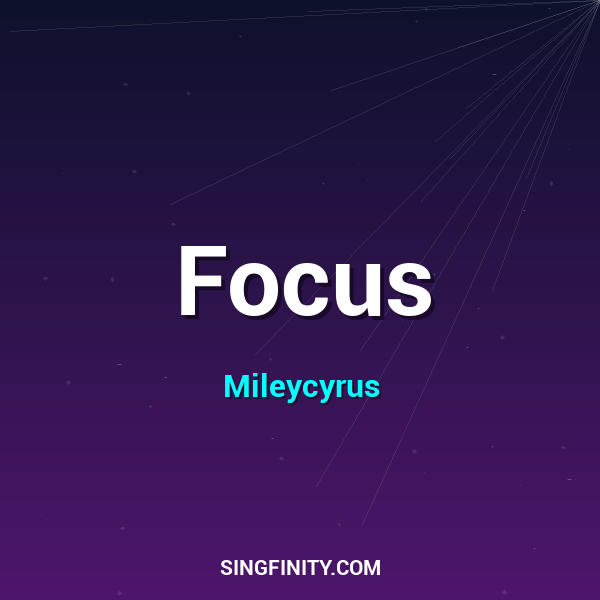 Artwork for Focus