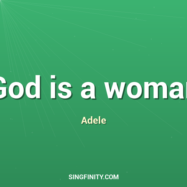 Artwork for God is a woman