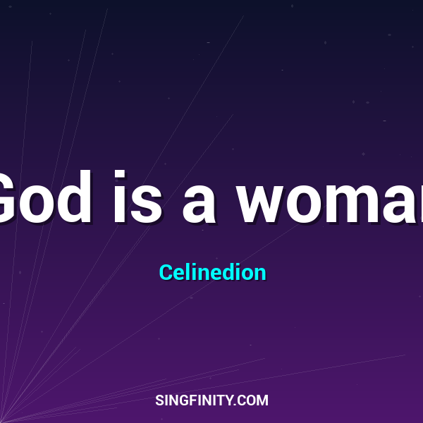 Artwork for God is a woman