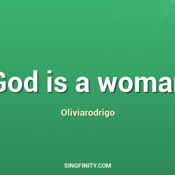 God is a woman