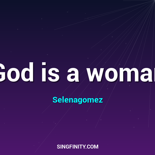 God is a woman
