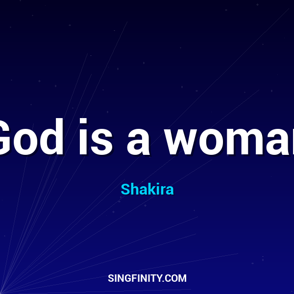 Artwork for God is a woman