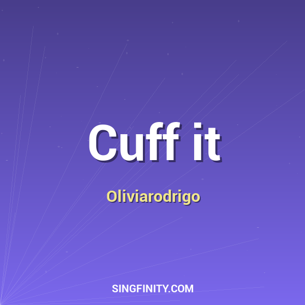 Artwork for Cuff it
